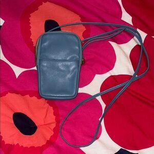 Hobo Blue Crossbody Bag